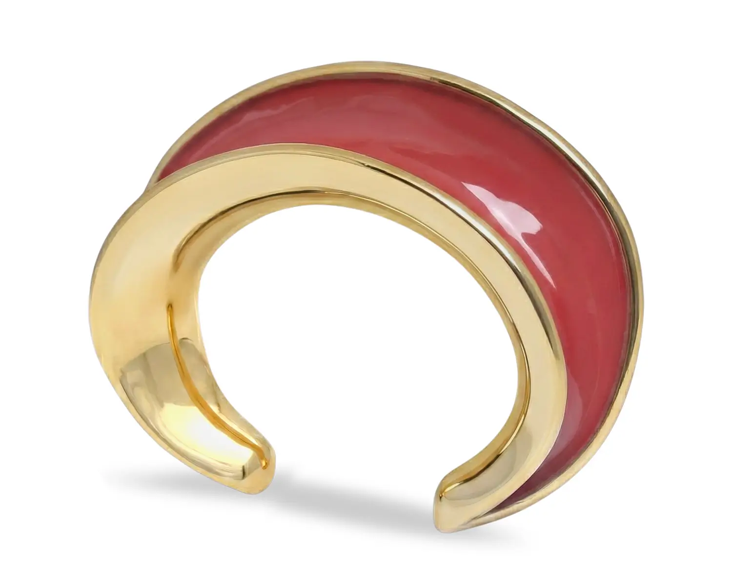 Golden Monstera Kuba Bangle
