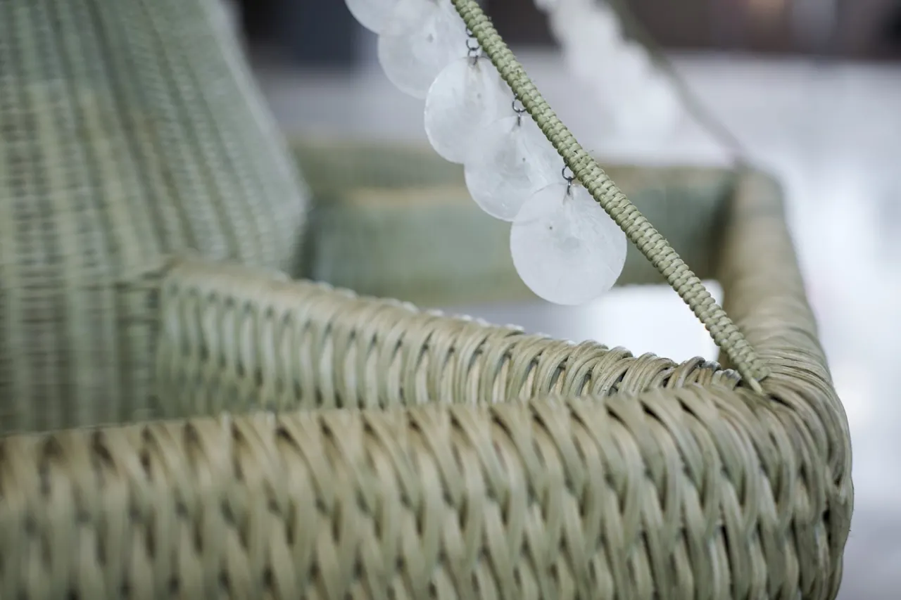 weaving and capiz accents of The Randing Intermediate &ndash; Open-Armed Long-Eared Monarch