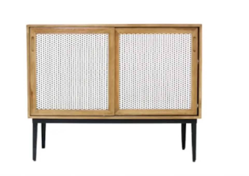 Serena Wooden Sliding Cabinet, image 1