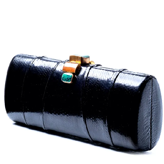 Rita Snakeskin Clutch, image 4