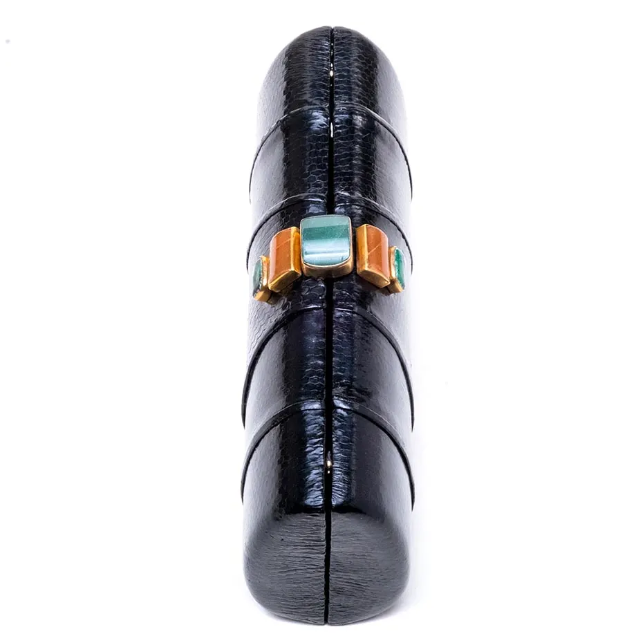 Rita Snakeskin Clutch, image 5