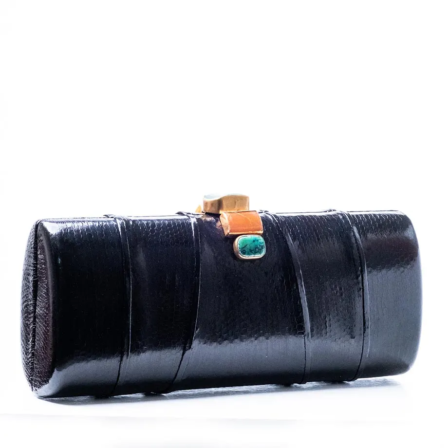Rita Snakeskin Clutch, image 2