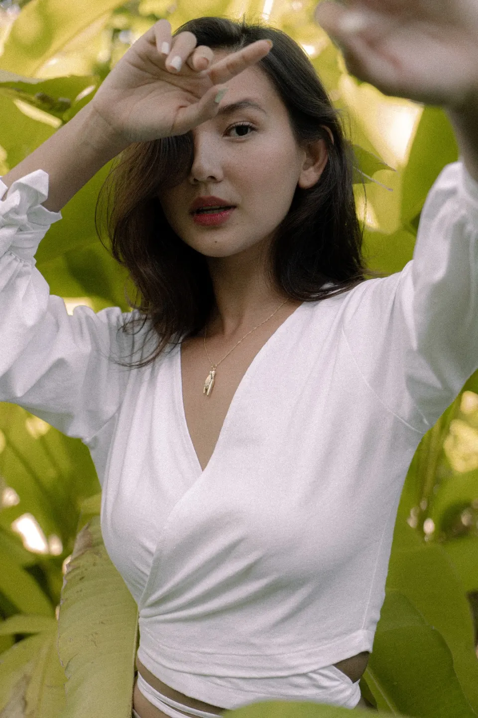 The Alda Top in Sal (White) , image 2