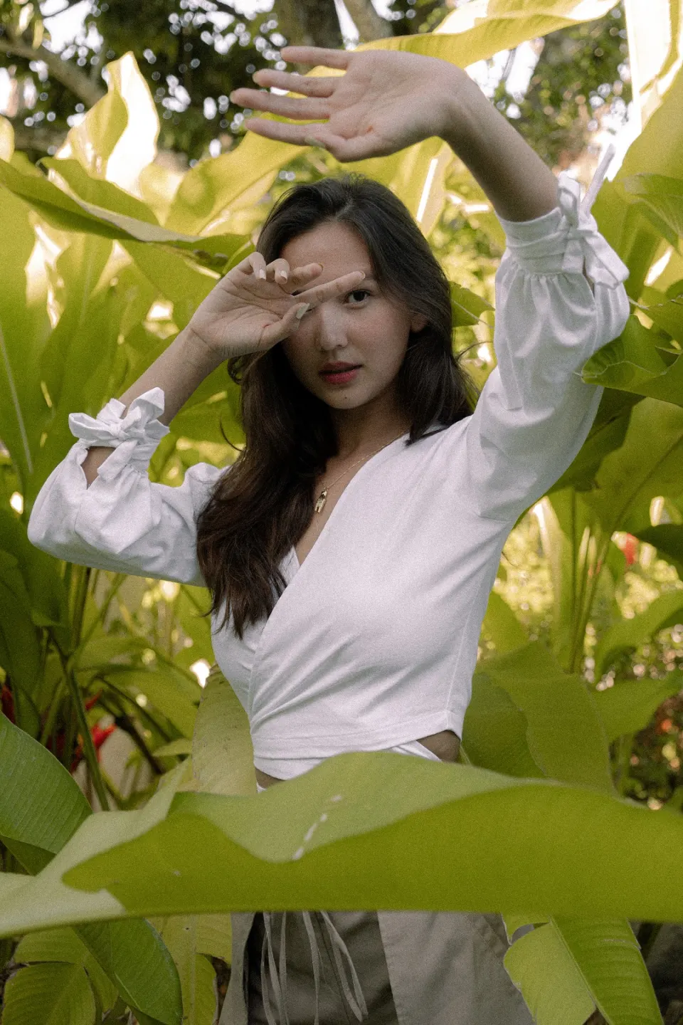 The Alda Top in Sal (White) , image 5