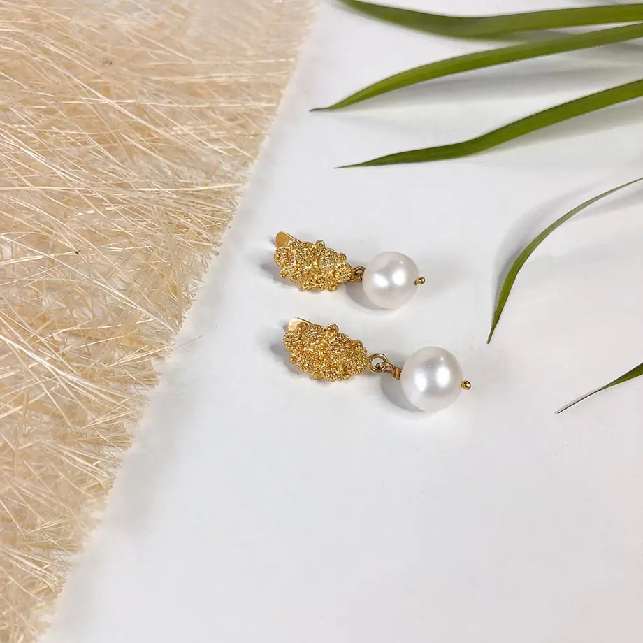 Estela Rosita Pearl Drop Earrings, image 1