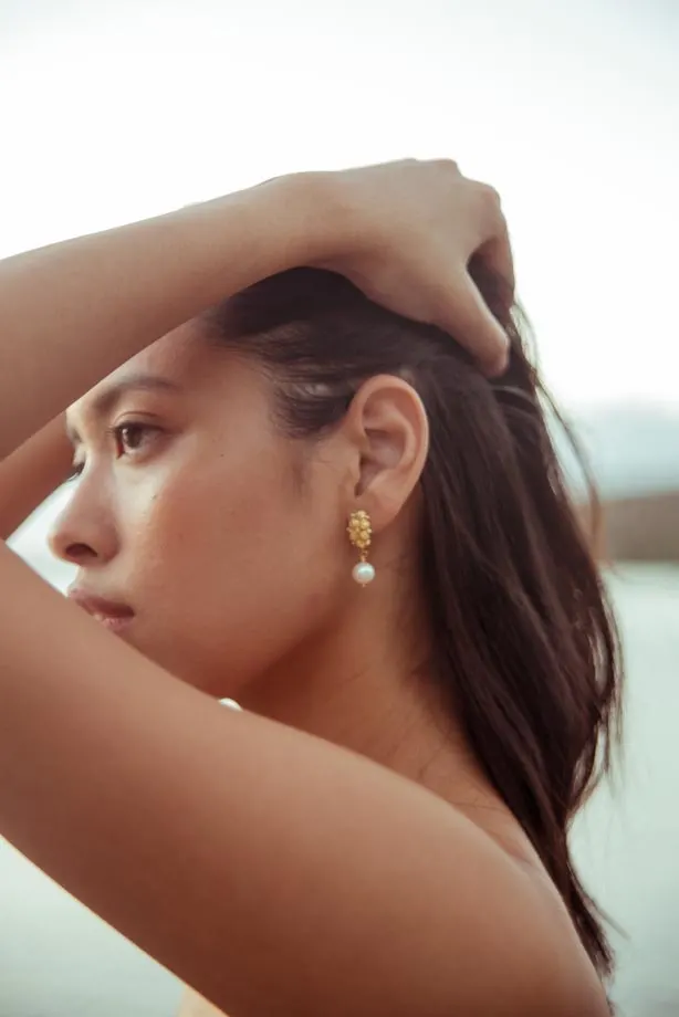 Estela Rosita Pearl Drop Earrings, image 4