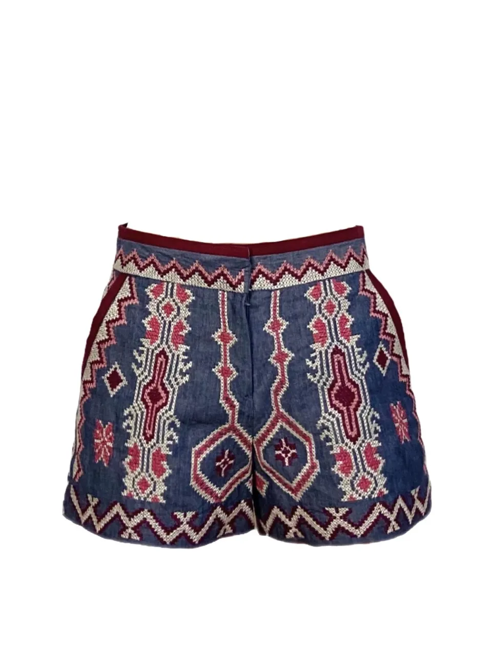 TRIBO SHORTS, Chamb Berry, image 1