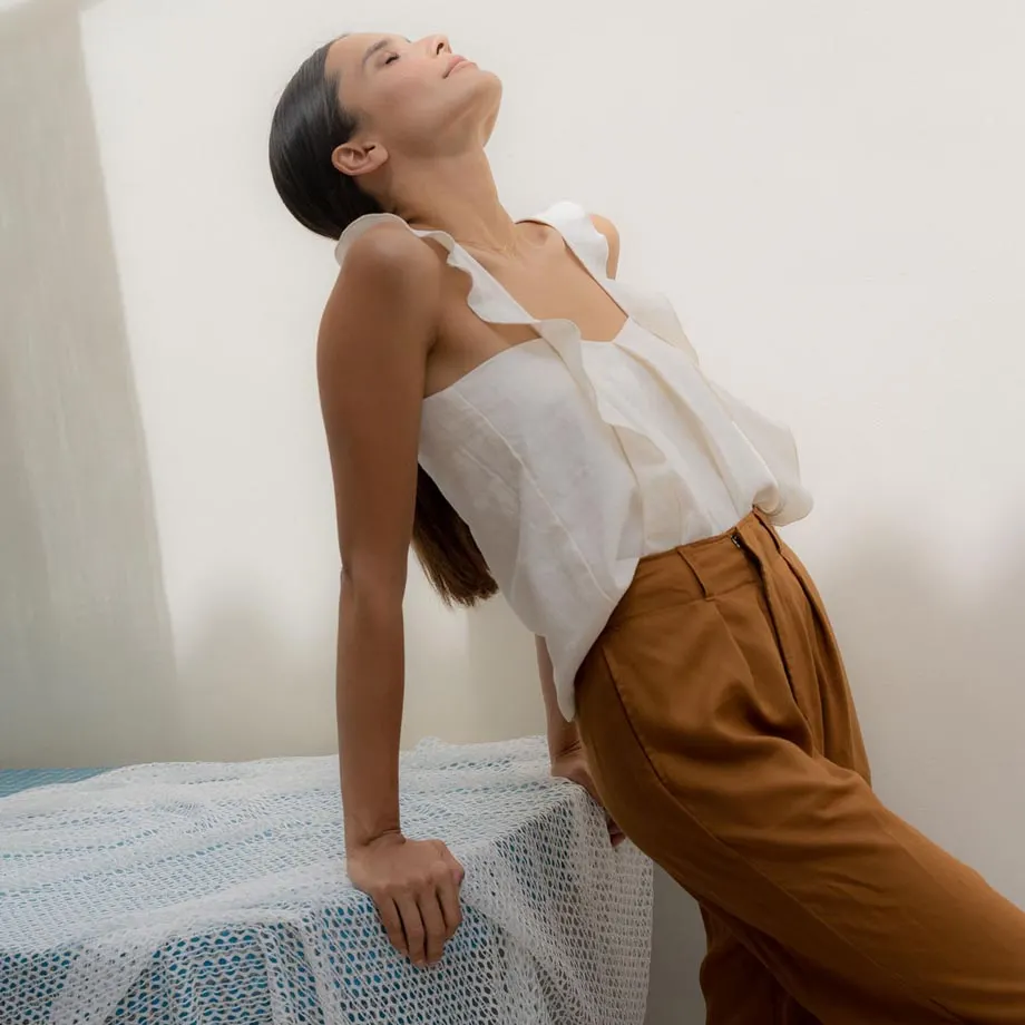 Emilia Top / White, image 1