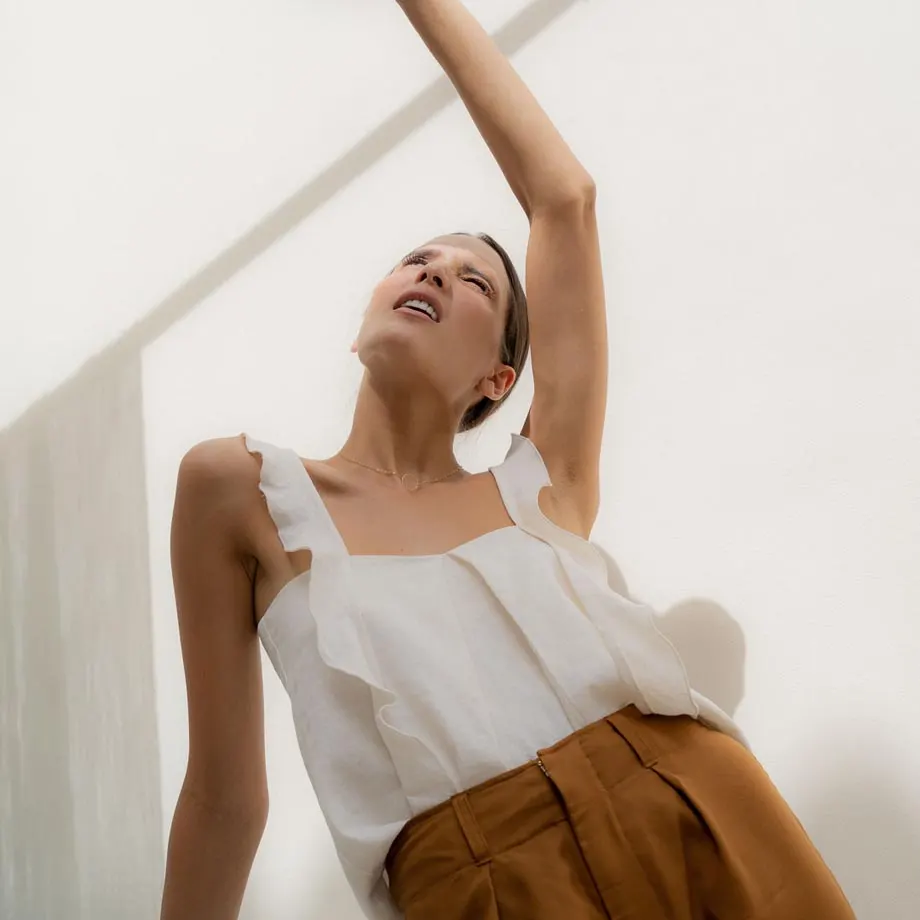Emilia Top / White, image 2