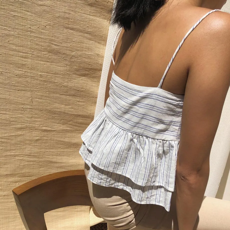 Lita Top / Blue & White Stripe , image 4