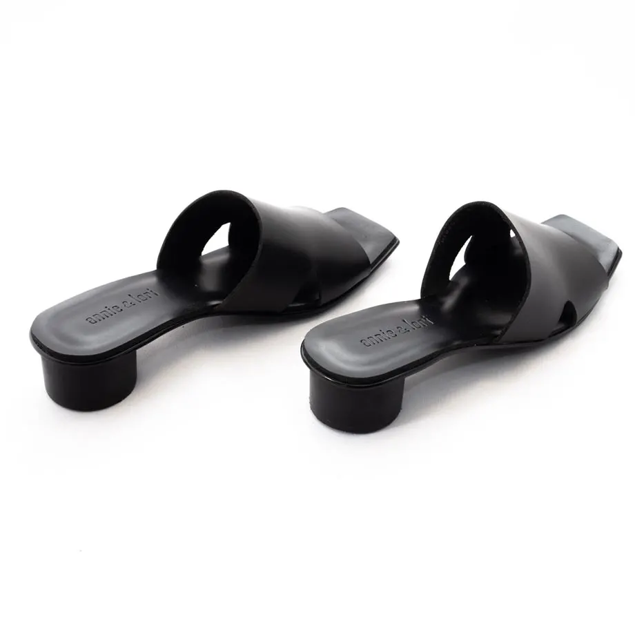 Nicola the Modern Bakya in Black , image 2