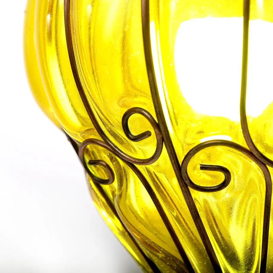  Cone Shaped Blown Glass Hanging Pendant , image 5