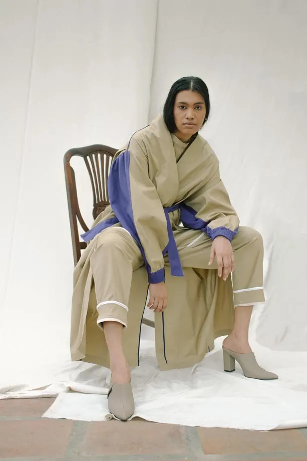 Look 10: Kimono Robe Coat, image 1