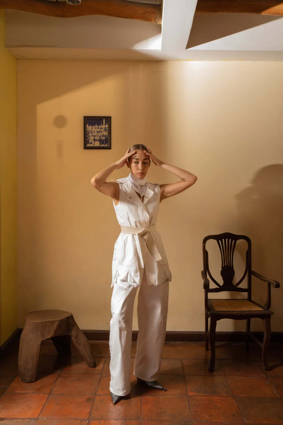 Joan Long vest | V Cargo pants, image 1