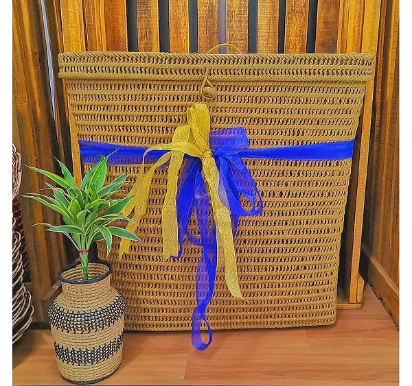 Rectangular Laundry Basket With Cover