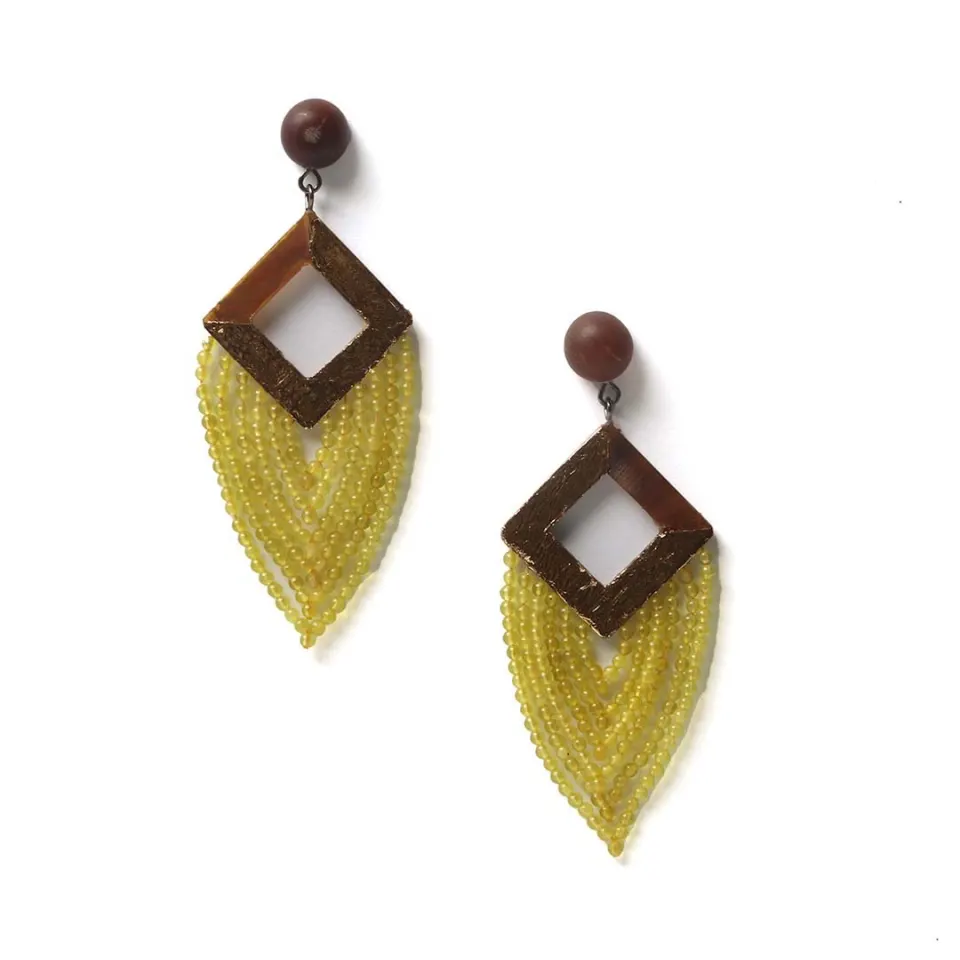 Gypsy Earrings (Agate beads), image 2