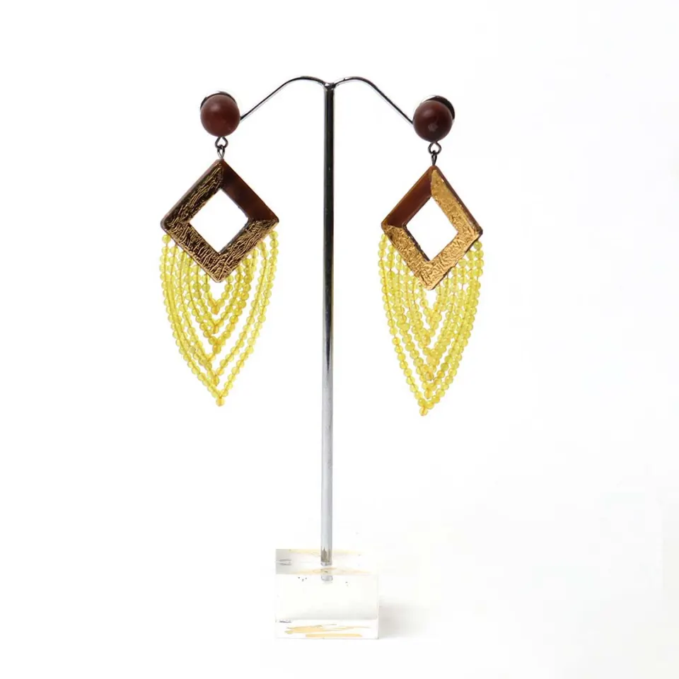 Gypsy Earrings (Agate beads), image 4