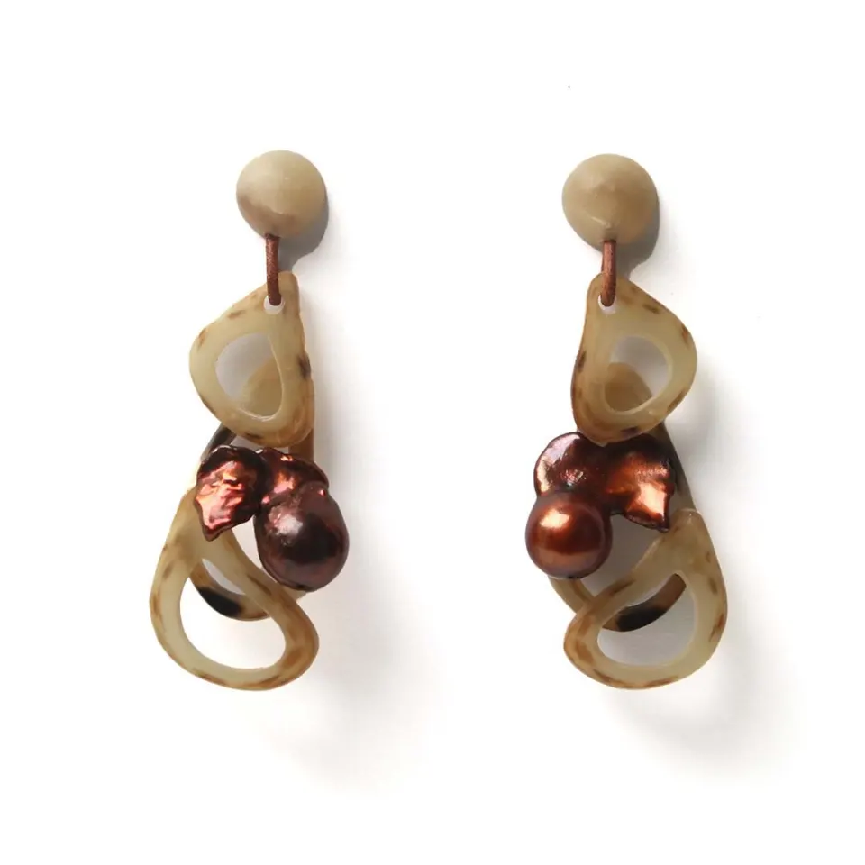 Cara Earrings (Pearl), image 3