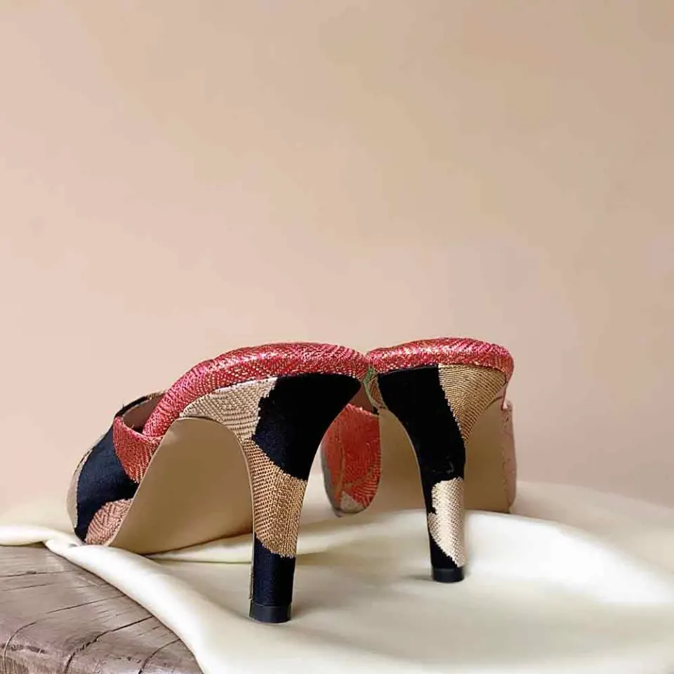 Silky Black Pointed toe mule, image 3