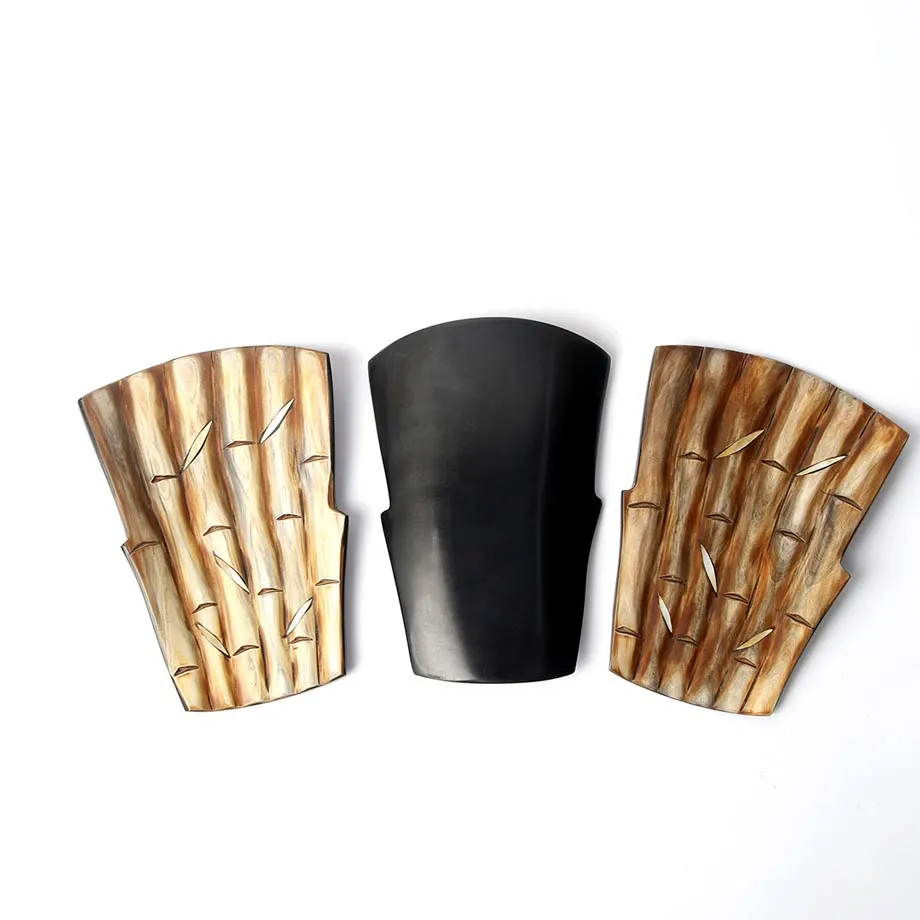 Spoon Rest Brownish Bamboo Design, image 2