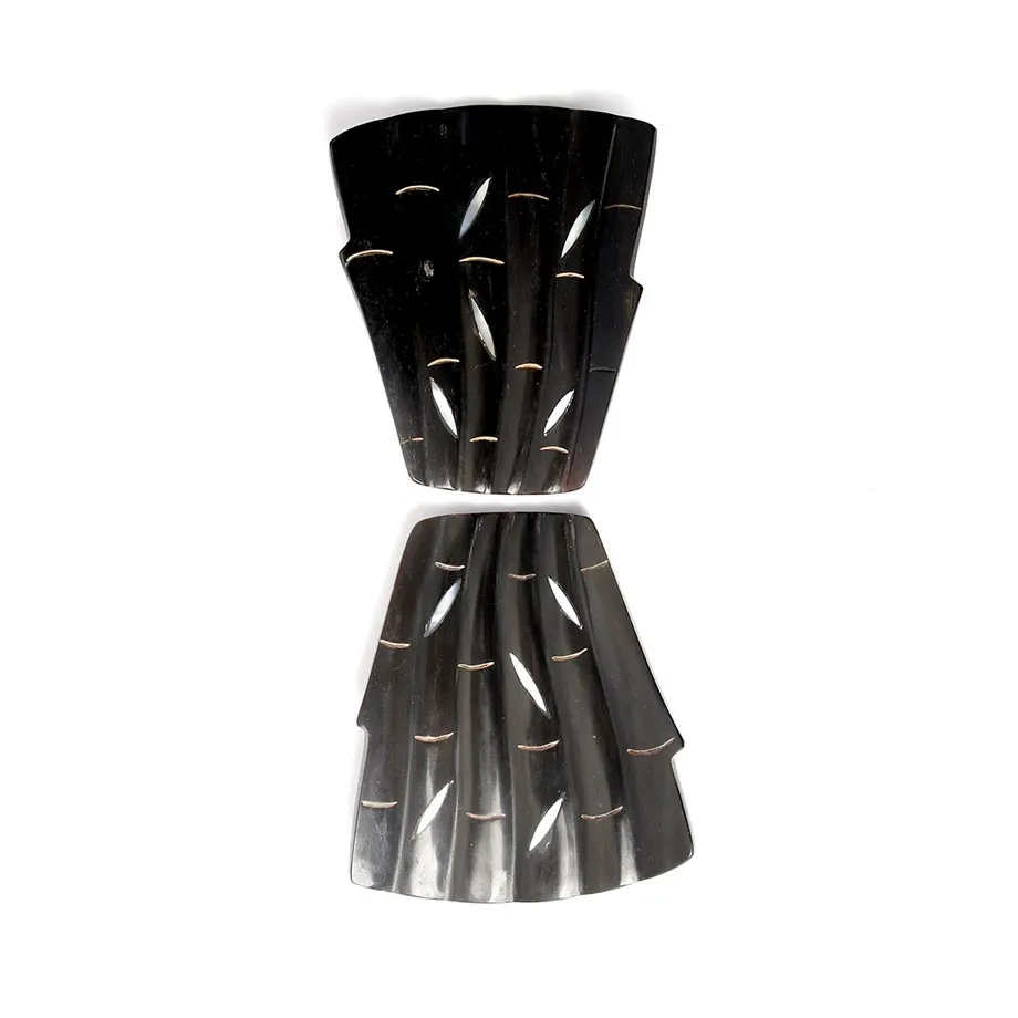 Spoon Rest Black Bamboo design , image 1