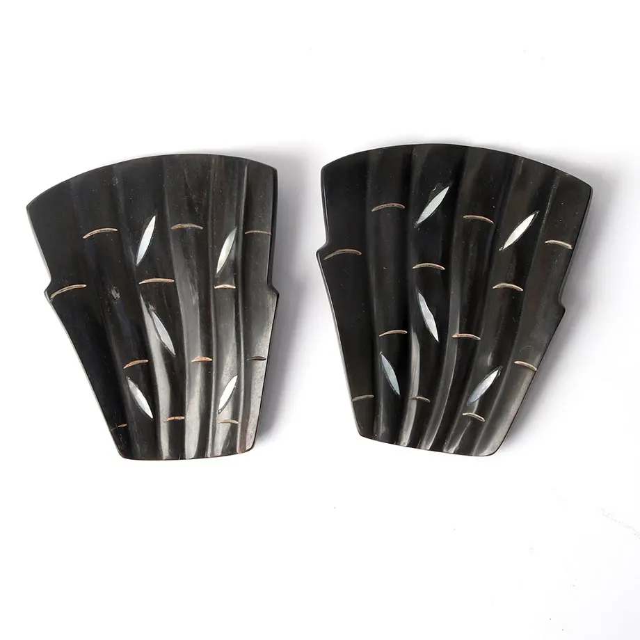 Spoon Rest Black Bamboo design , image 2