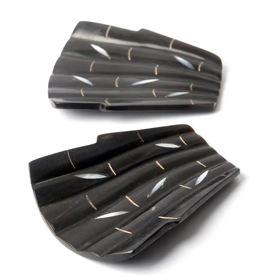 Spoon Rest Black Bamboo design , image 3