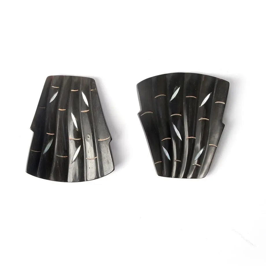 Spoon Rest Black Bamboo design , image 5