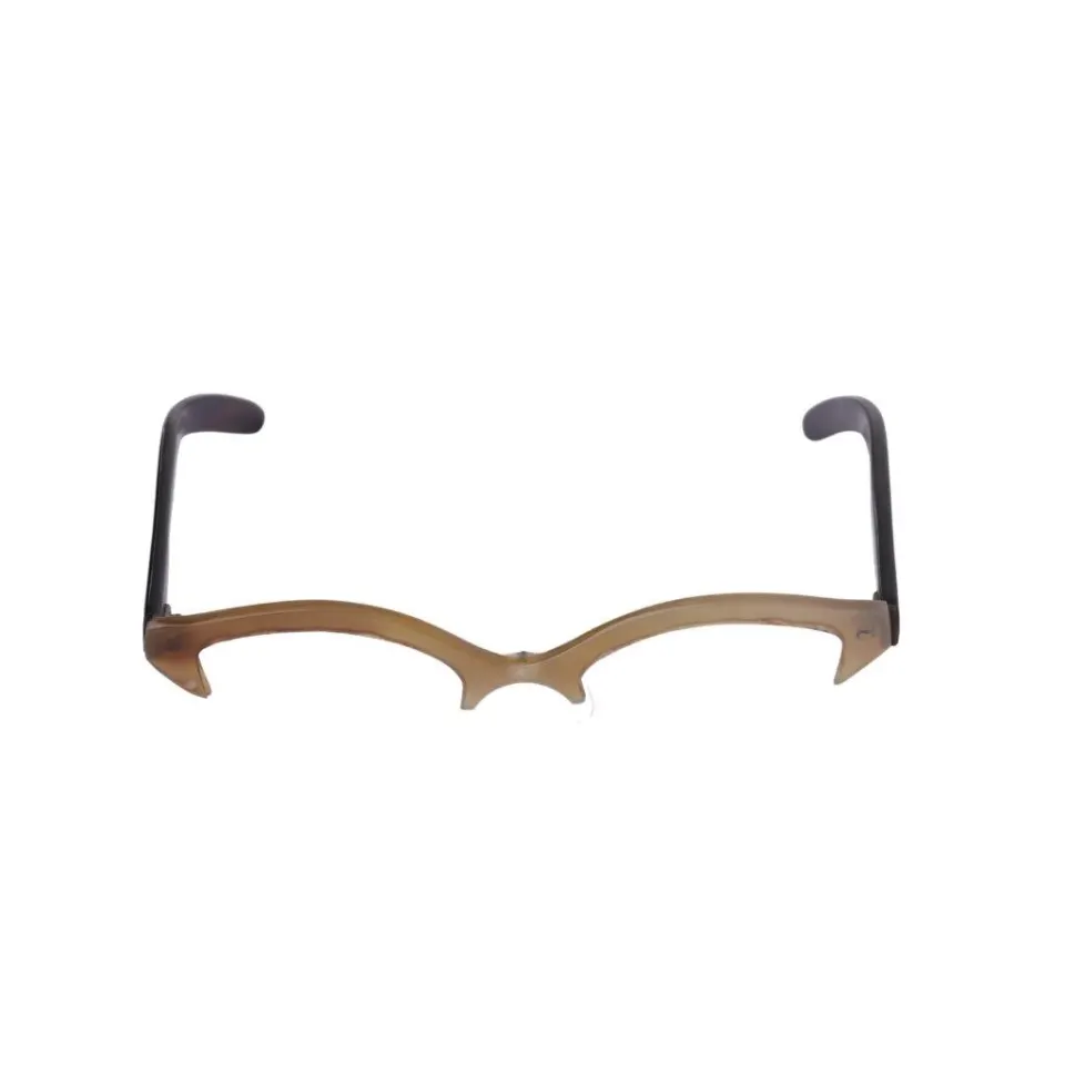 Top-Framed Albino Carabao Horn Eyeglasses , image 1