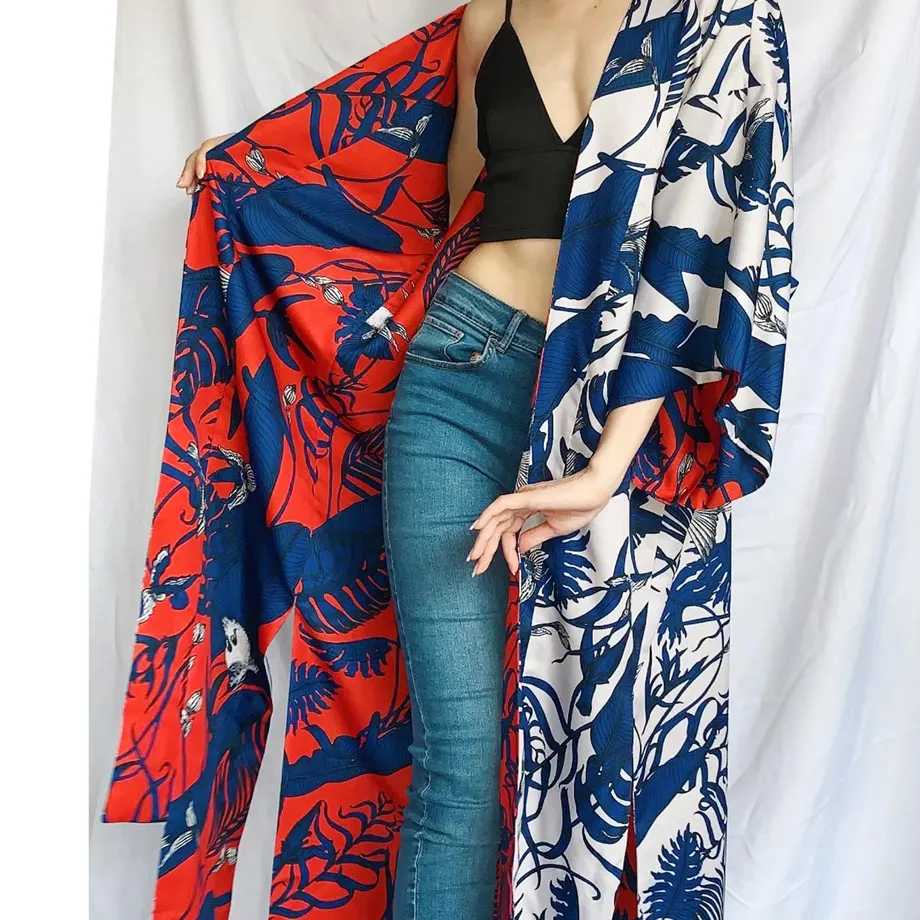 Tropical Foliage Artwork (Kimono)