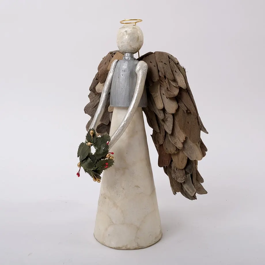 S2 Standing Angel with Driftwood Wings, image 2