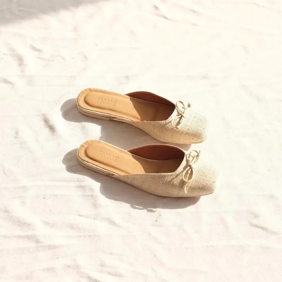 MILA Raffia Mule, image 2