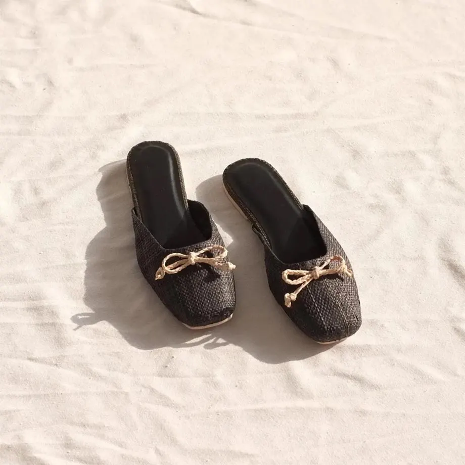 MILA Raffia Mule, image 4