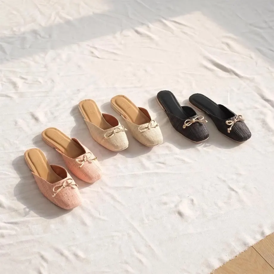 MILA Raffia Mule, image 5