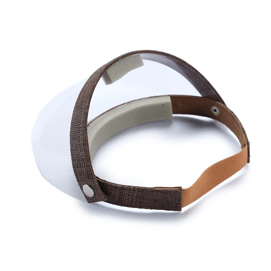 GOGGLES IN RAFFIA + FACE SHIELD (BROWN), image 4