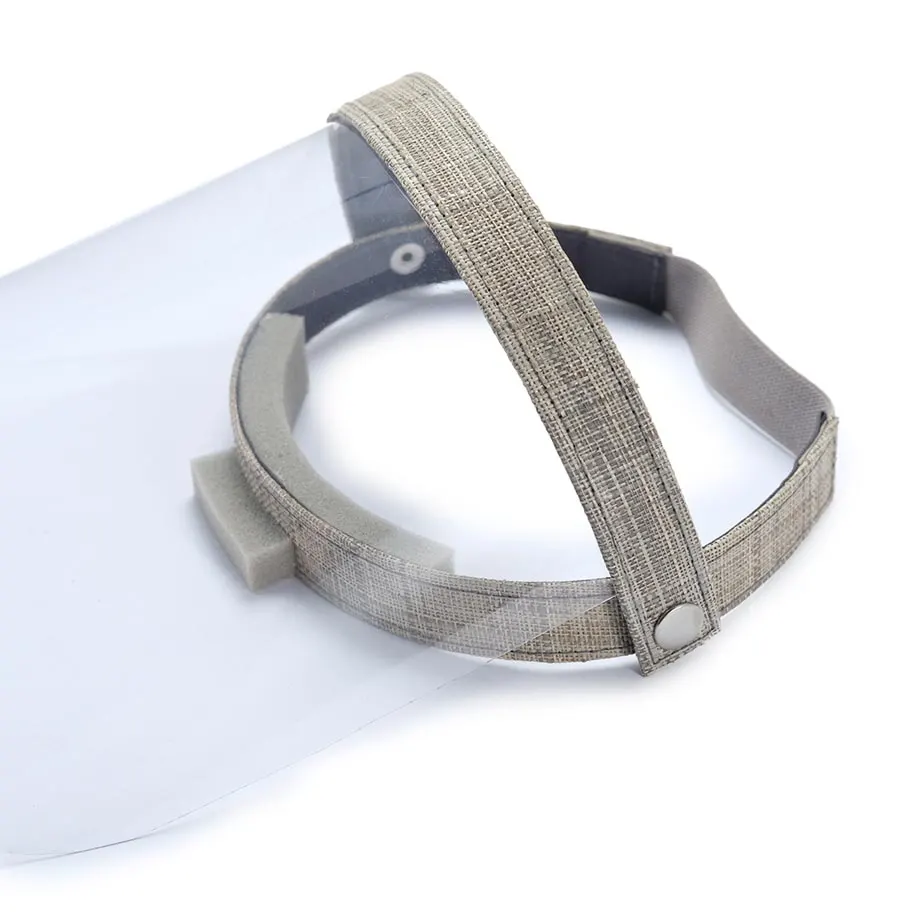 RAFFIA FACE SHIELD (GRAY), image 2