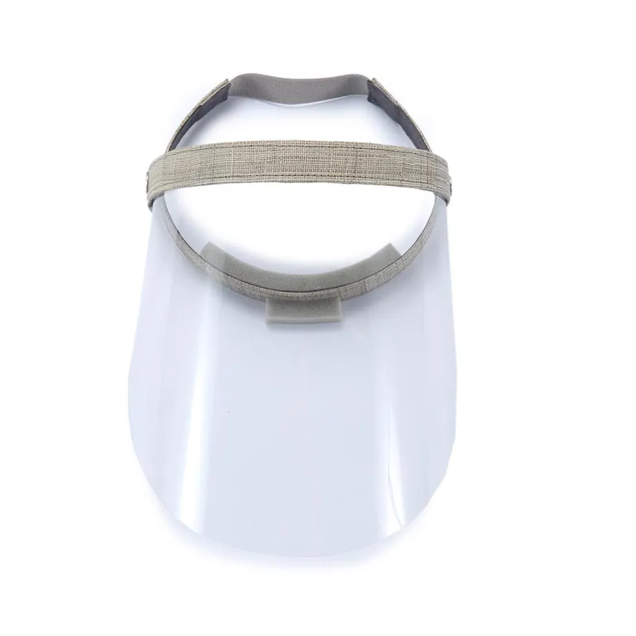 RAFFIA FACE SHIELD (GRAY), image 3