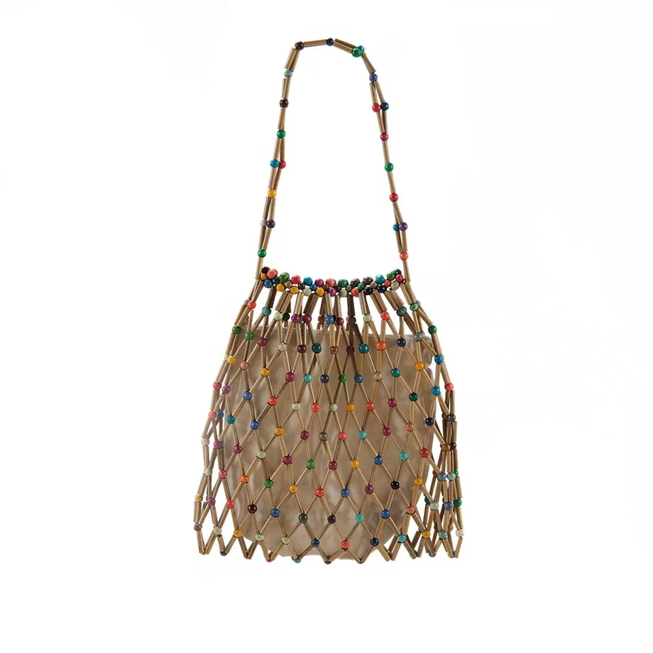 ALANA BAMBOO TOTE BAG (MULTICOLOR), image 1