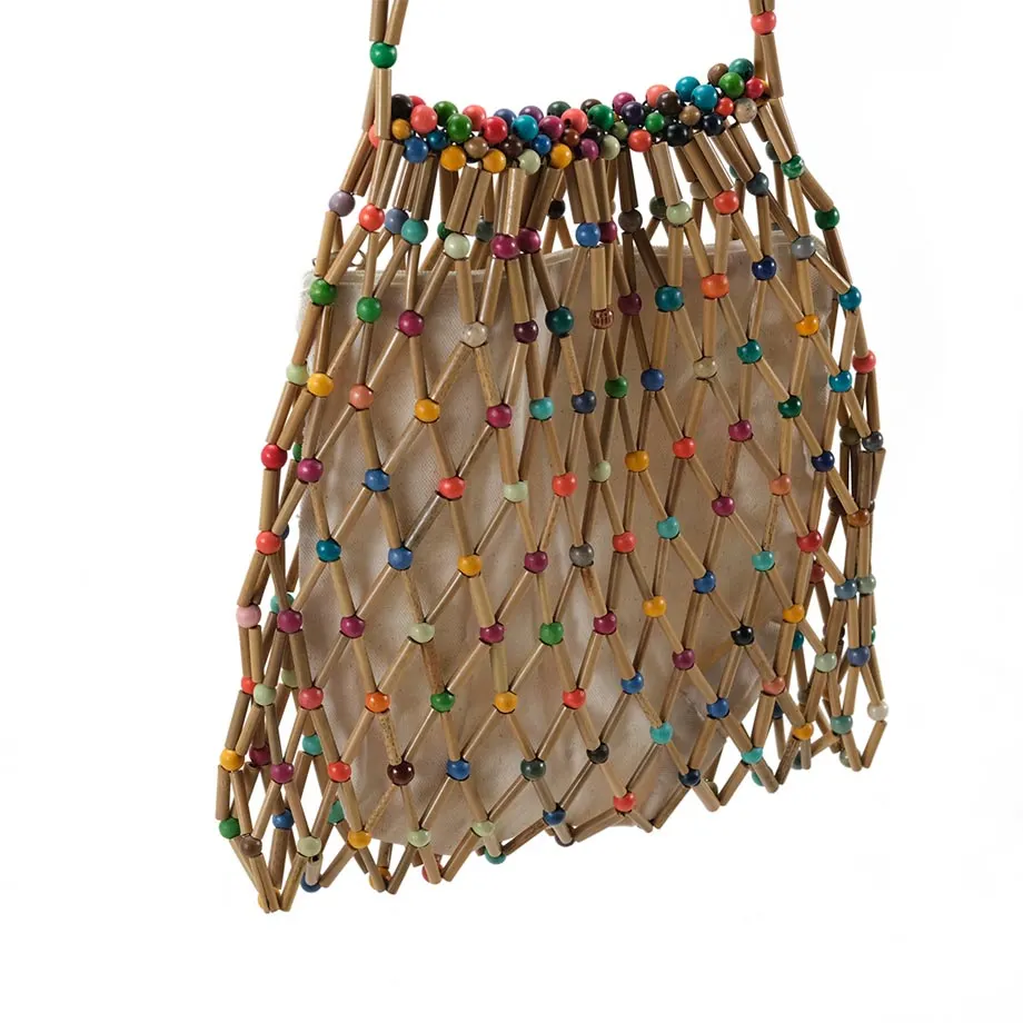 ALANA BAMBOO TOTE BAG (MULTICOLOR), image 2