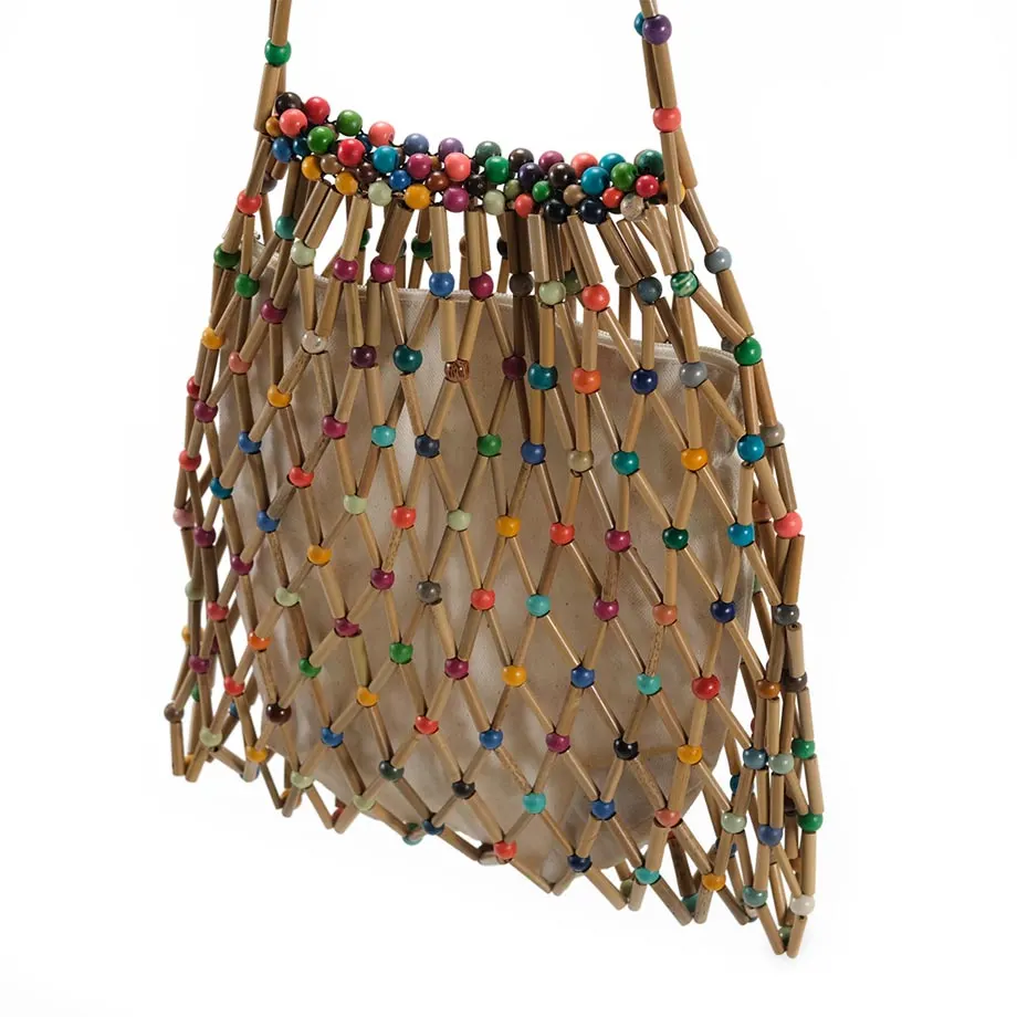 ALANA BAMBOO TOTE BAG (MULTICOLOR), image 3