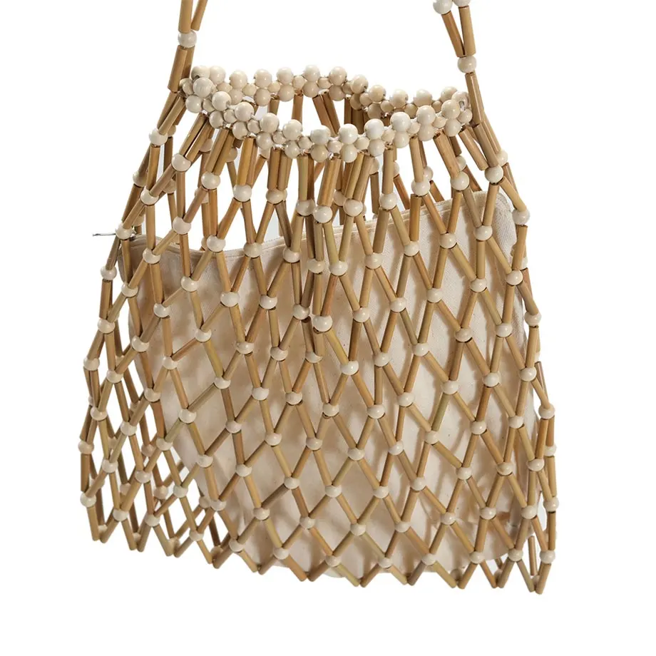 ALANA BAMBOO TOTE BAG (NATURAL), image 5