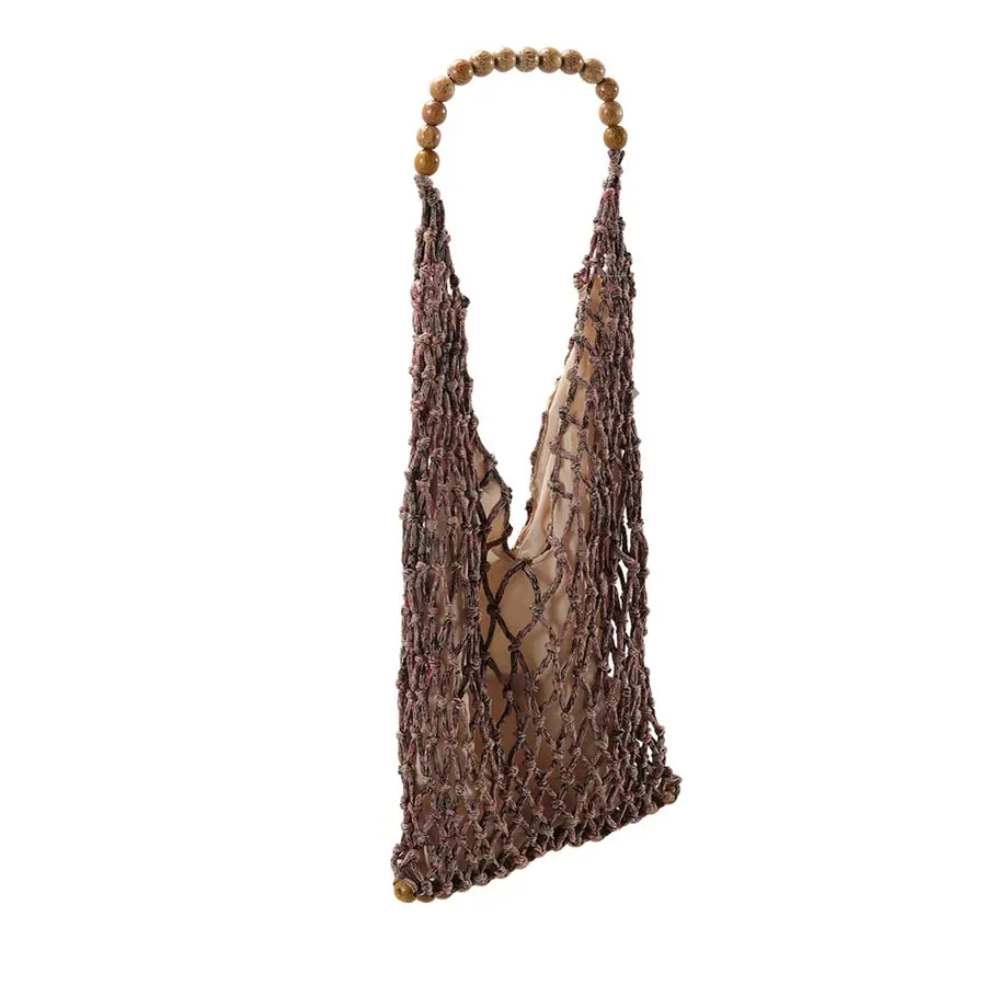 DARCY MACRAME TOTE , image 1