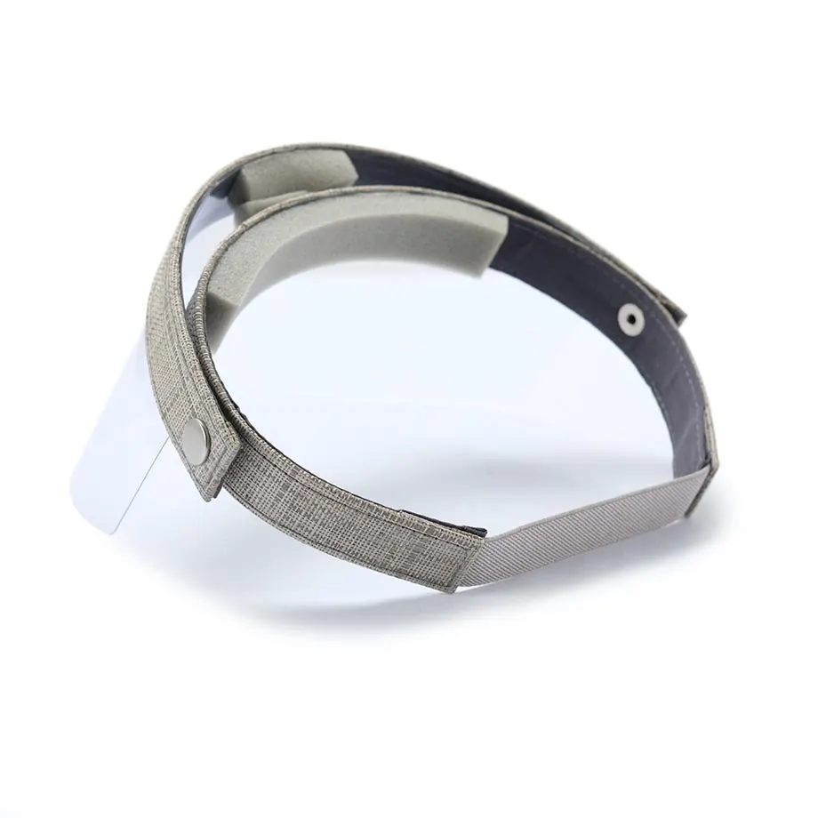 GOGGLES IN RAFFIA + FACE SHIELD (GRAY), image 4