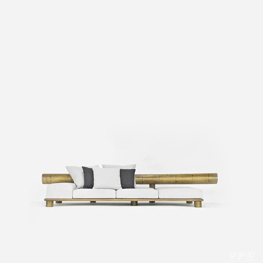 Bamboo Sofa (long), image 2