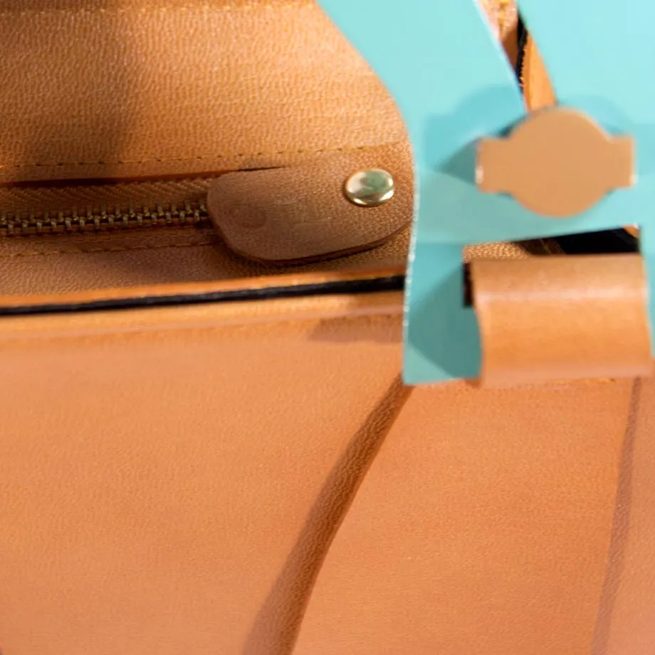 S. DALI Genuine Mini Handbag in brown, image 3