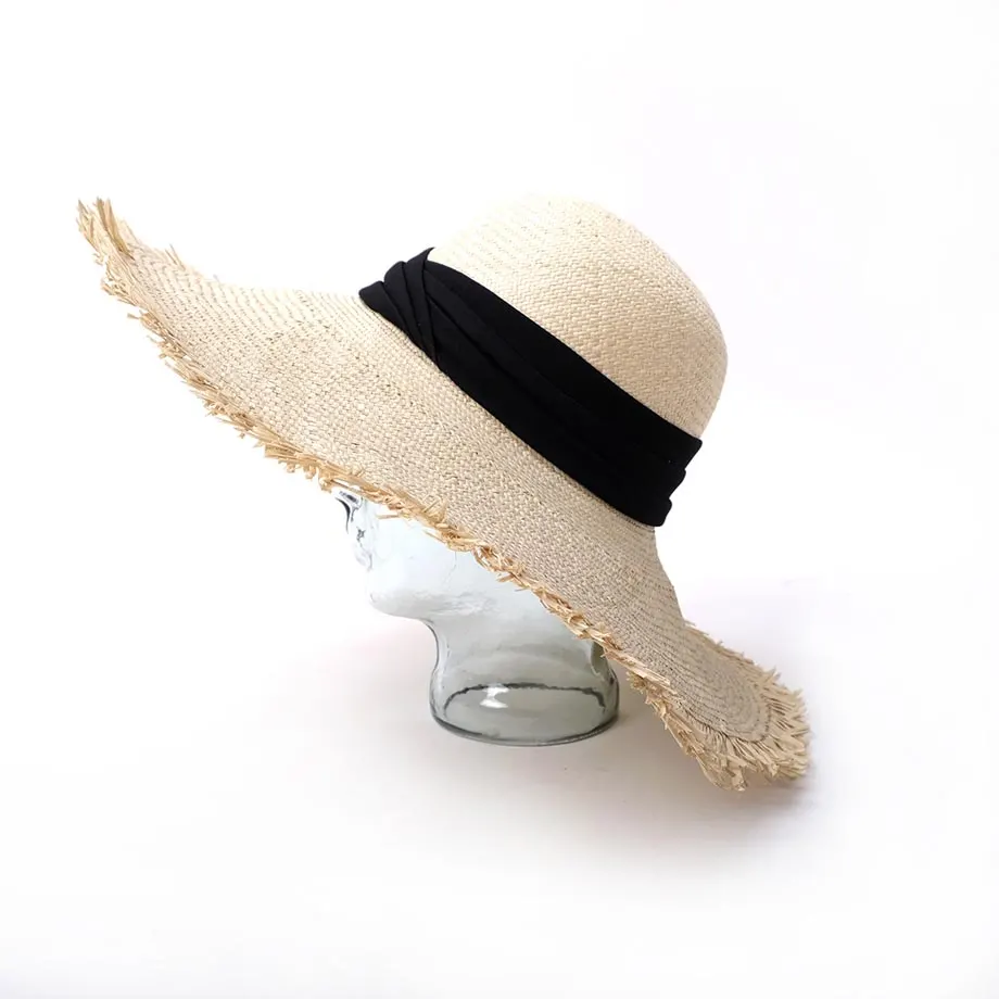 Lady’s Raffia Fringe Hat (HT17-0909), image 4