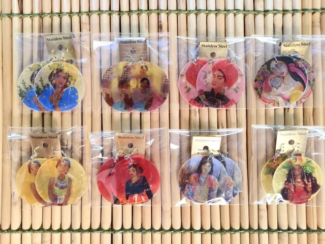 Capiz Shell Earrings, image 3
