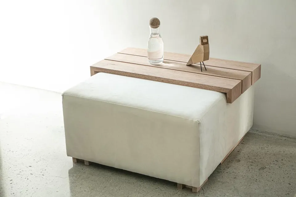 Plank Ottoman, image 4