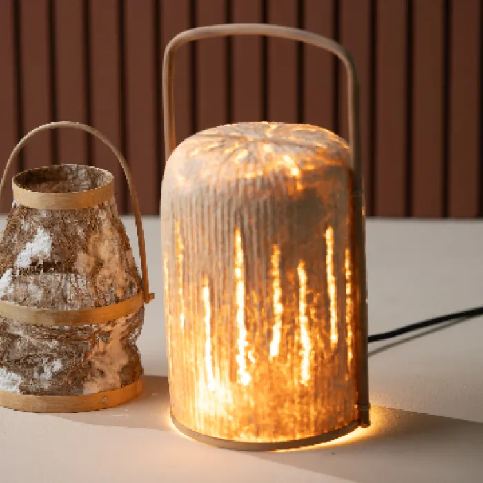 Paper Clay Votive Natural, image 4