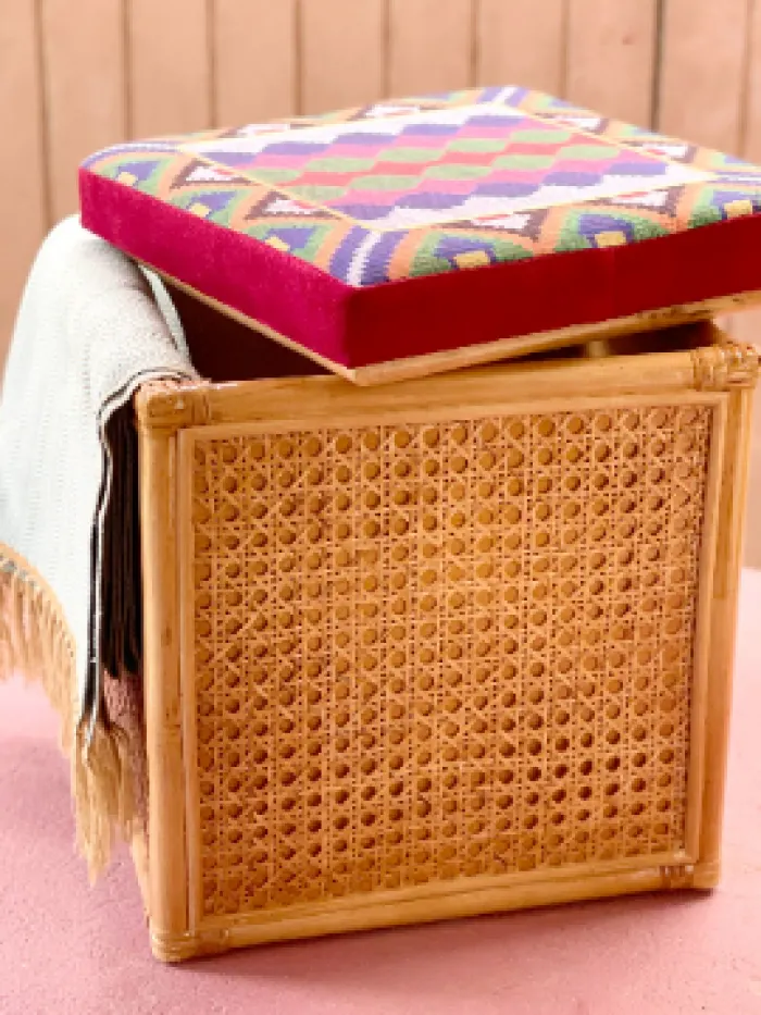 Tausug Solihiya Ottoman Storage, image 1
